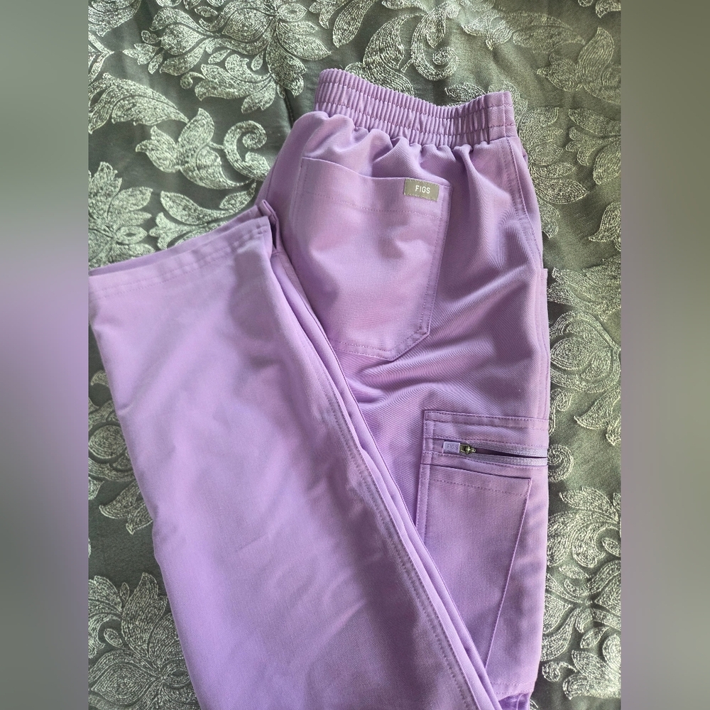 Figs Lilac Dawn Cargo Pants